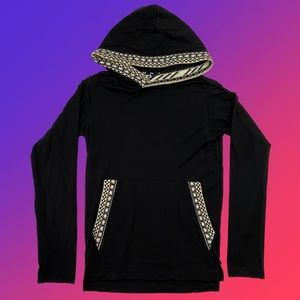 Y-3 YOHJI YAMAMOTO Black Wool Pocket Hoodie